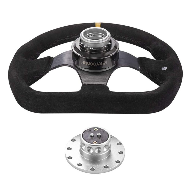Kyostar Titanuim Steering Wheel Quick Release Aluminum Hub Adapter Boos