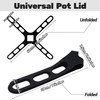 Lid Latch Compatible with Crockpots, Crisscross Silicone Universal Securing Strap