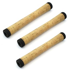 TEAMWILL 3PCS Fishing Rod Handle Composite Cork Grip DIY Building Repair Ultra Light Soft Kits