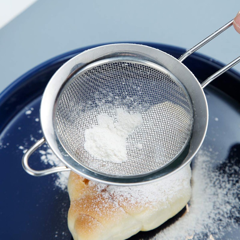 Kyraton Fine Mesh Strainer 6 Pieces Set, Flour Sifter for