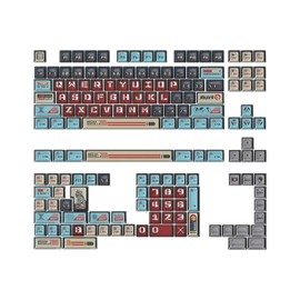 Keytok KOL Mecha Godzilla Dye-Sub PBT Keycaps 157pcs / Set