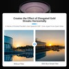 72mm Gold Streak Special Effect Lens Filter Anamorphic Filter for