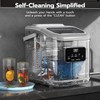 Countertop Ice Maker with LED Display & Timer, 26lbs/24H, Self-Cleaning