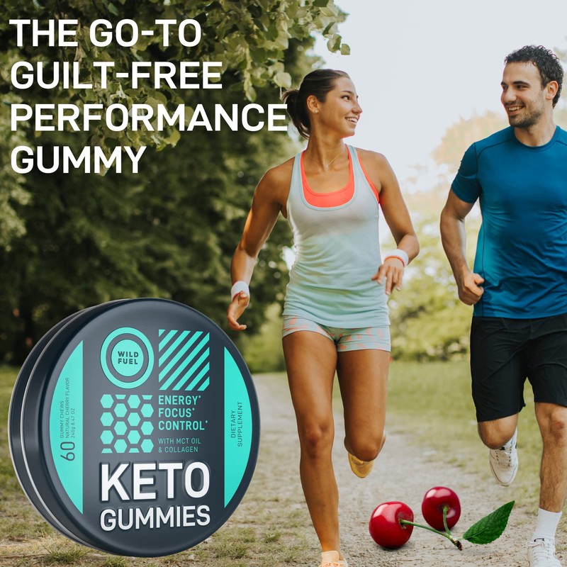 WILD FUEL WILD FUEL Dental Probiotics, Keto Gummies with MCT