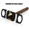 PROMISE Guillotine Stainless Steel Double Blade 20mm Diameter Cigar Cutter