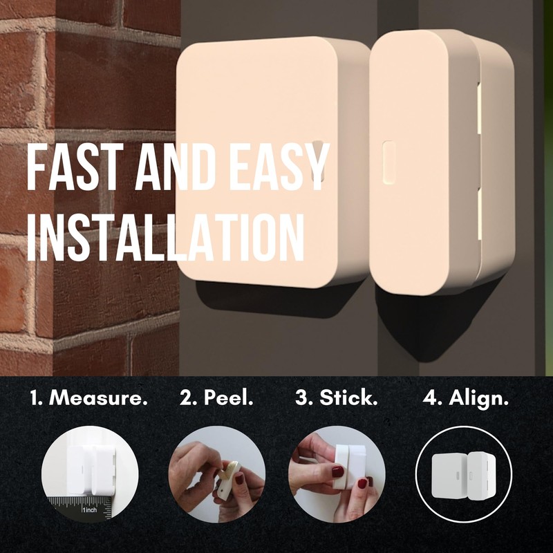 Magnet Riser Compatible with SimpliSafe | Alarm Contact Spacer with
