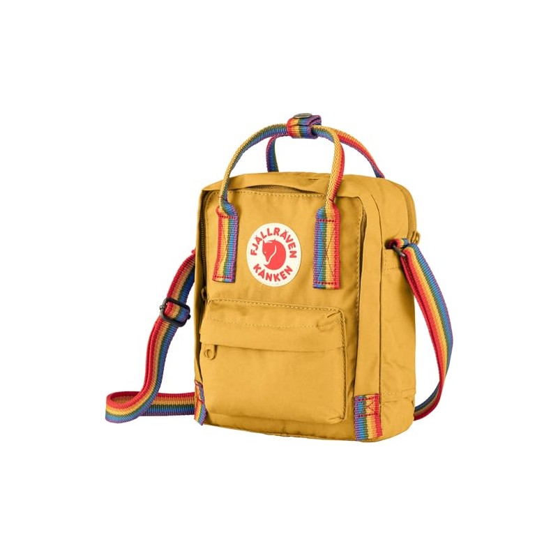 Fjallraven 23623-160-907 Kånken Rainbow Sling Sports backpack Unisex Ochre-Rainbow Pattern