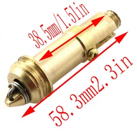 LQ Industrial Pop Up Bolt 2PCS Bathroom Basin Click Clack Brass Push Spring Plug M16x1.5 M8 Basin Sink Clicker