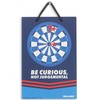 Ted Lasso Be Curious Not Judgemental Hanging Metal Sign -