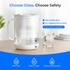 Waterdrop Glass Water Filter Pitcher with 1 Filter, Eco-Friendly, with