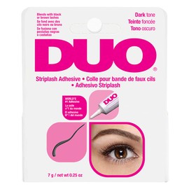 DUO Strip EyeLash Adhesive for Strip Lashes, Dark Tone, 0.25 oz