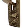 The King's Bay Solid Brass Victorian Pocket Door Pull (Brass)