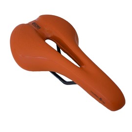 GORIX Bike Saddle Seat Comfortable Cushion with Rail Mountain Road Bicycle for Men and Women (GX-C19) (Dark Brown)