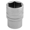Draper 16516 1/4" Square Drive Micro Satin Chrome Metric Socket,