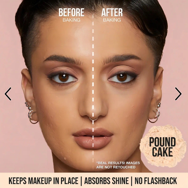 Huda Beauty Polvo Baby Bake Loose Baking & Setting Powder