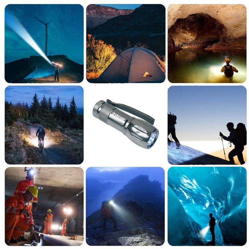 Torcia 9 LED in alluminio ADVENTURE IN240 VELAMP