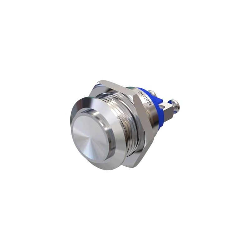 Metzler - Push button 19mm - IP67 IK10 - stainless
