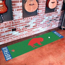 FANMATS 32560 Buffalo Bills Putting Green Mat - Vintage