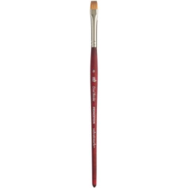 Princeton Velvetouch Paintbrush, Size 8, Scarlet