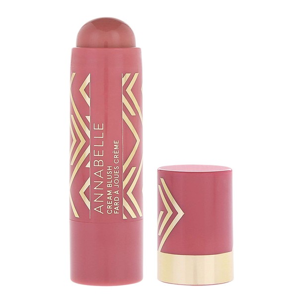 Annabelle Perfect Cream Blush, Golden Pink, Creamy Blush Stick, Buildable & Blendable Finish, Healthy-Looking Cheeks, Waterproof, Long-Lasting, Cruelty-Free, Paraben-Free, 6.2 g