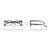 CHARRO Lesebrille Original 3 Blau-Schildpatt +3,00