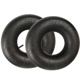 2 Pack 15x6.00-6" Inner Tubes with TR-13 Straight Valve Stem Replacement Tire Tubes Suitable for Yard Tractors,Wheelbarrows,ATVs and More