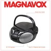 Magnavox MD6924 Portable Top Loading CD Boombox with AM/FM Stereo