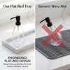 HvOvMvE Bathroom Tray - Large 12" Silicone Bathroom Counter Tray