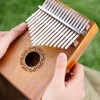 Nabance Kalimba 17 Keys Thumb Piano with Study Instructions Tuning