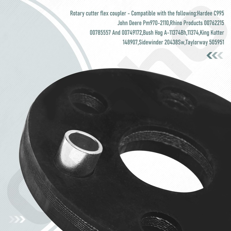 Ro-tary Cutter Flex Coupler Rubber Disc Kit - By Ohoho