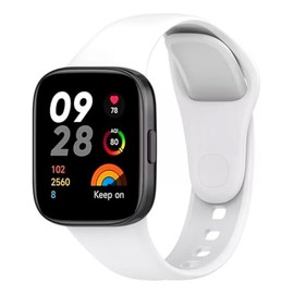 VAYRUS Correa Deportiva Compatible Con Redmi Watch 3 / Redmi Mi Watch 3 (Blanco)