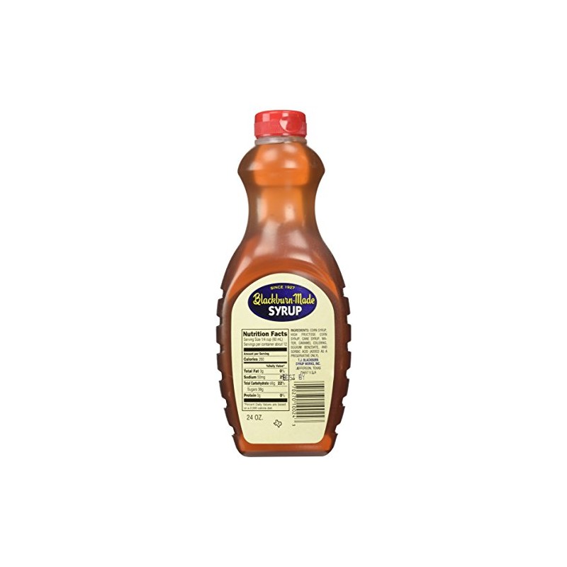 Blackburn's Pancake & Waffle Syrup, 24 Oz (Pack of 2)