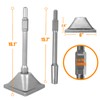 HIGOSPRO Jack Hammer 1-3/16 inch (30mm) Tamper Shank and Plate,