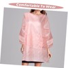 Healeved Long Sleeve Oilproof Apron for Women Flower Pattern Smock