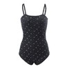 CutiePlusU Cotton Button Crotch Adult Sling Onesie Bodysuit Pyjamas Romper,