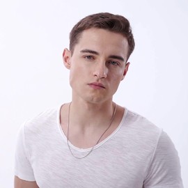 Dacc & Aya Women Sterling Silver Round Box Chain 2mm Sterling Silver Box Chain 16 Inch For men 2mm Sterling Silver Rolo Chain For Men Sterling Silver Round Box Link Chain Necklace Lobster Clasp