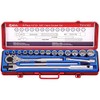 Genius Tools 18 Piece 1/2" Dr. SAE Hand Socket Set