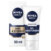 NIVEA MEN Sensitive Skin & Stubble Gel Moisturiser (50ml), Men's