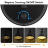 GOODATE Plug in Wall Sconces, Wall Sconce Lighting with Dimmable