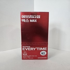 정관장 정관장 에브리타임 맥스 10ml 홍삼스틱 10포 1박스 Korean Red Ginseng Everytime Max 10ml Ginseng Stick 10 Packs 1 Box
