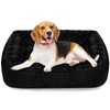 Muecleao Dog Bed for Medium Small Dogs, Rectangle Washable Orthopedic