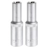 HARFINGTON 2pcs E-Torx Socket 1/2" Drive E12 External Torx Deep