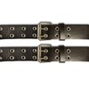 SCAMODA Rivet Belt Set of 2 with Double Hole Rivets,
