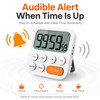 Digital Kitchen Timer with Magnetic Back – 99-Minute Count Up