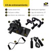 Kit Rodillo Abdominal Barras Push-up Cuerda Para saltar Ejercitador Mano