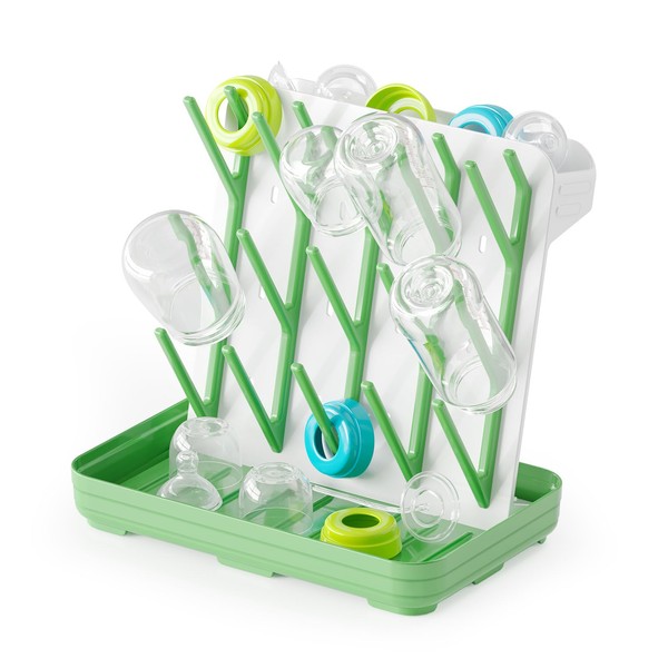 SpaceAid Baby Bottle Drying Rack with 20 Hooks, Space Saving