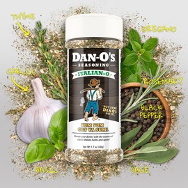 Dan-O's Seasoning - Seasoning for Cooking & Grilling Anything - meat, vegetables, snacks, popcorn seasoning - Small bottle 3 Pack | Original, Cajun & Italian-O
