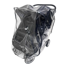 SASHA'S Rain and Wind Cover for Baby Jogger Mini GT2 All-Terrain Double Stroller,Zipper Access, Maximum Coverage, Weather Shield (Jogger not Included)