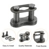 sourcing map #35/06C-1 Roller Chain 3 Feet 3/8" Pitch Carbon