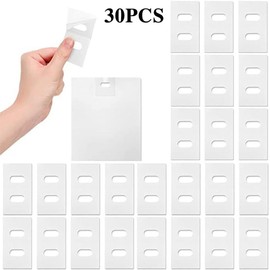 Vertical Blind Repair Tabs for Vertical Blinds Replacement Slats, Clear Blind Fixer Tabs Snap in Replacement, Vertical Slats Blind Replacement Parts Panels Horizontal Window Blinds, Blinds and Shades